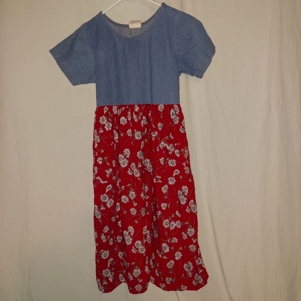 Girls jean dress